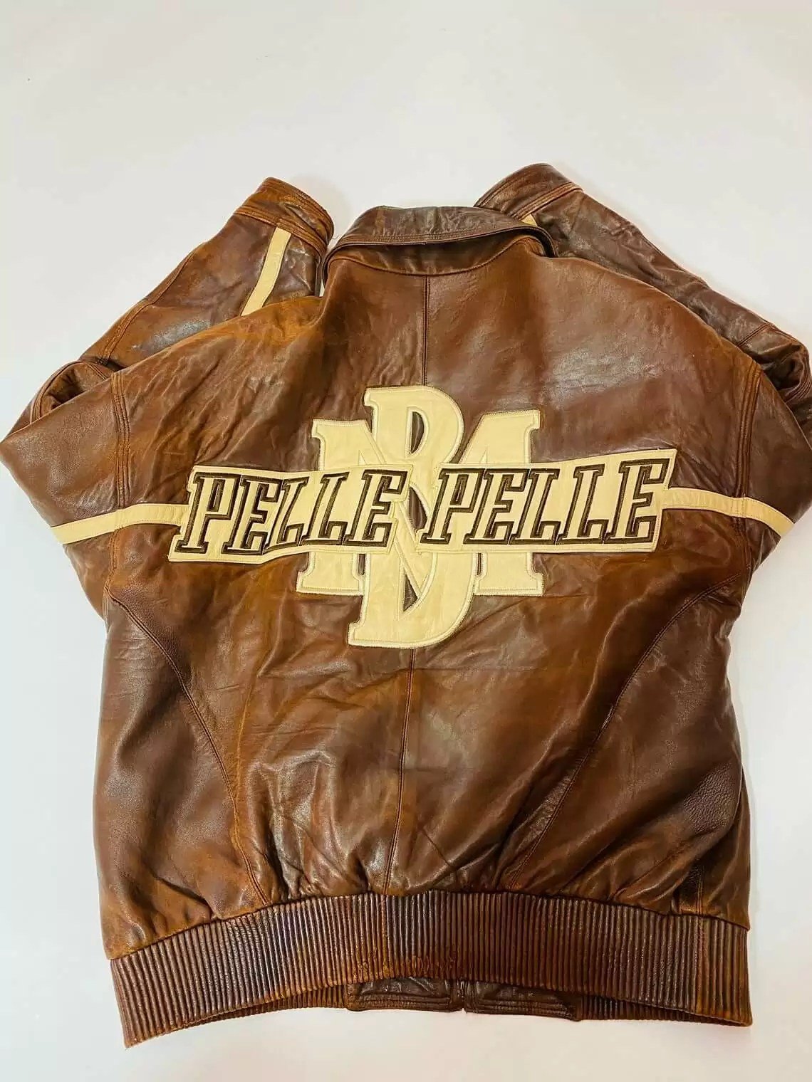 Pelle Pelle Vintage Brown Marc Buchanan Leather Jacket